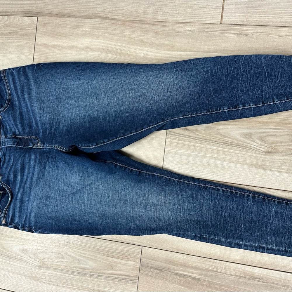 Buckle Dark Blue Women's Skinny Jeans